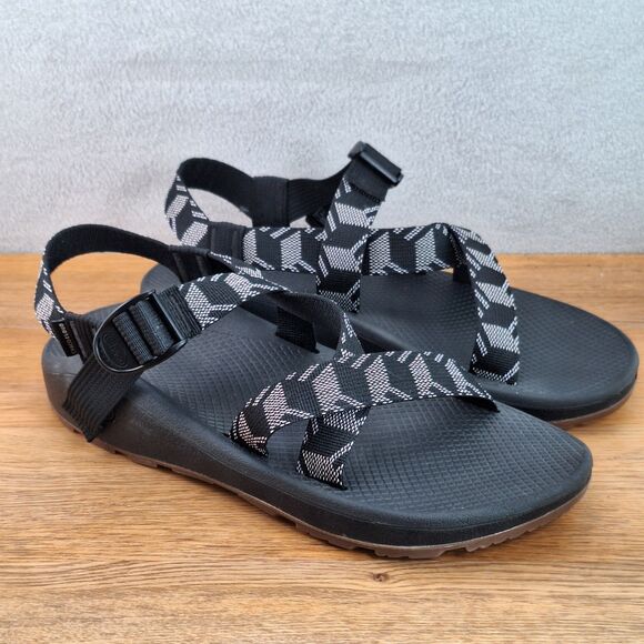 Chaco Z/2 Classic Men\'s 11 Sport Sandals Black Gray Cloud Adjustable Pattern main image 8